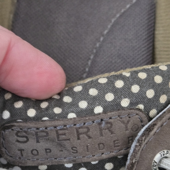 Sperry Women's Grey Leather 9.5m Boat Shoes - Picture 13 of 16